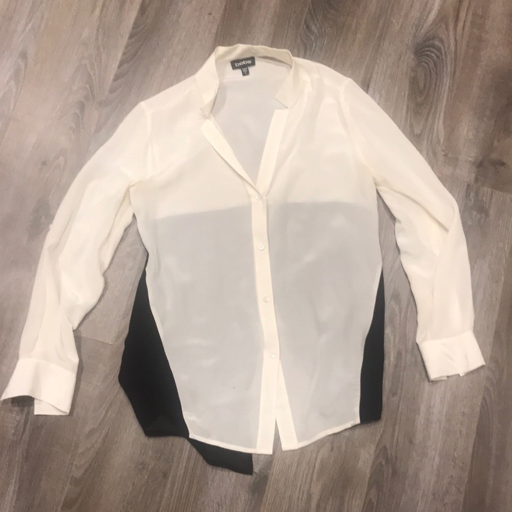 Bebe Blouse Size Small